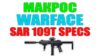 Макрос для SAR 109T SPECS | WARFACE